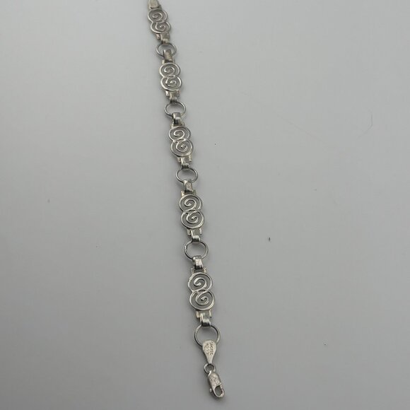 Handmade Greek Spiral Bracelet, 925 Silver - Picture 5 of 6